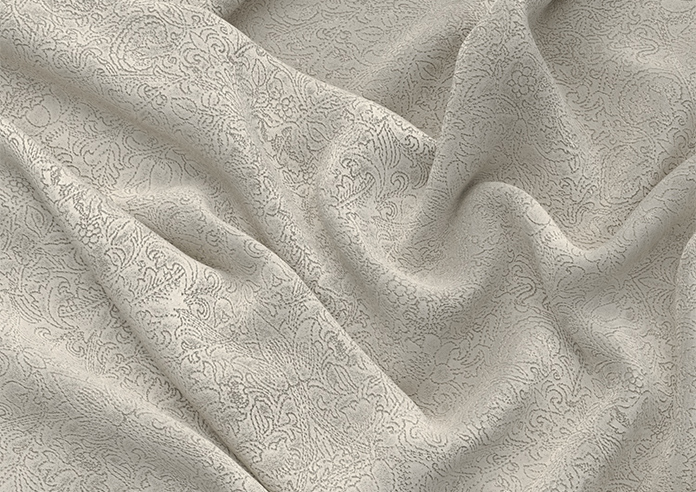 William Morris At Home Lodden Embroidery, Chalk - Roman Blind - Image 4